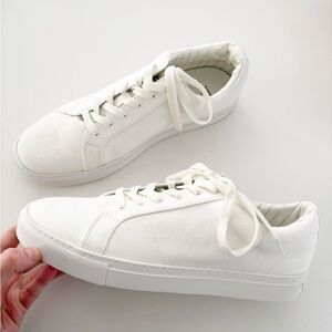 GREATS Brooklyn Men’s Canvas White Sneaker Shoe Size 12